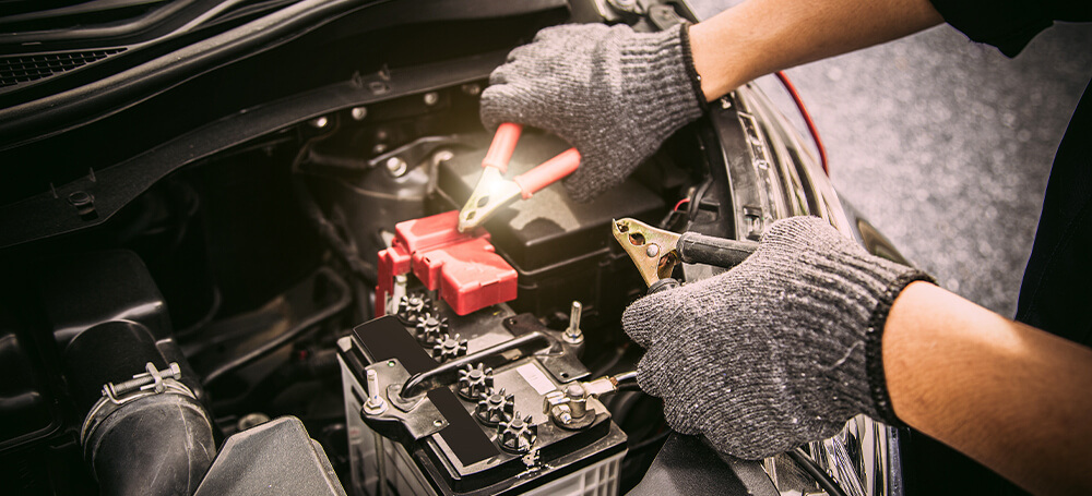 car battery warning light